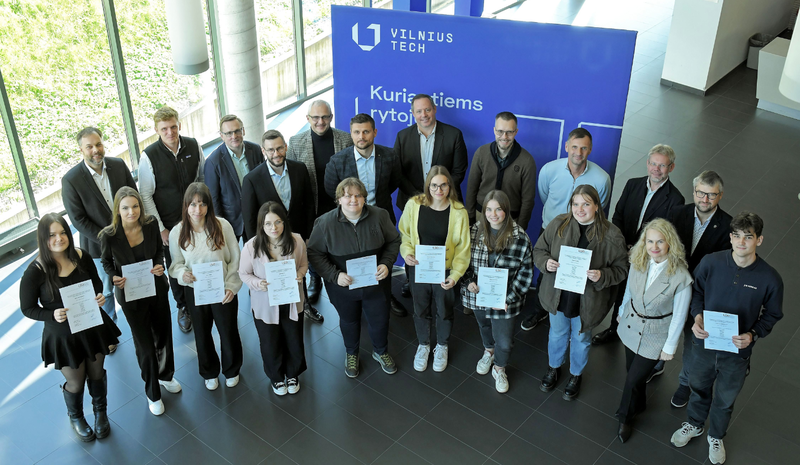 Ypatingas dėmesys VILNIUS TECH geotechnikams – net 11 įmonių skyrė stipendijas